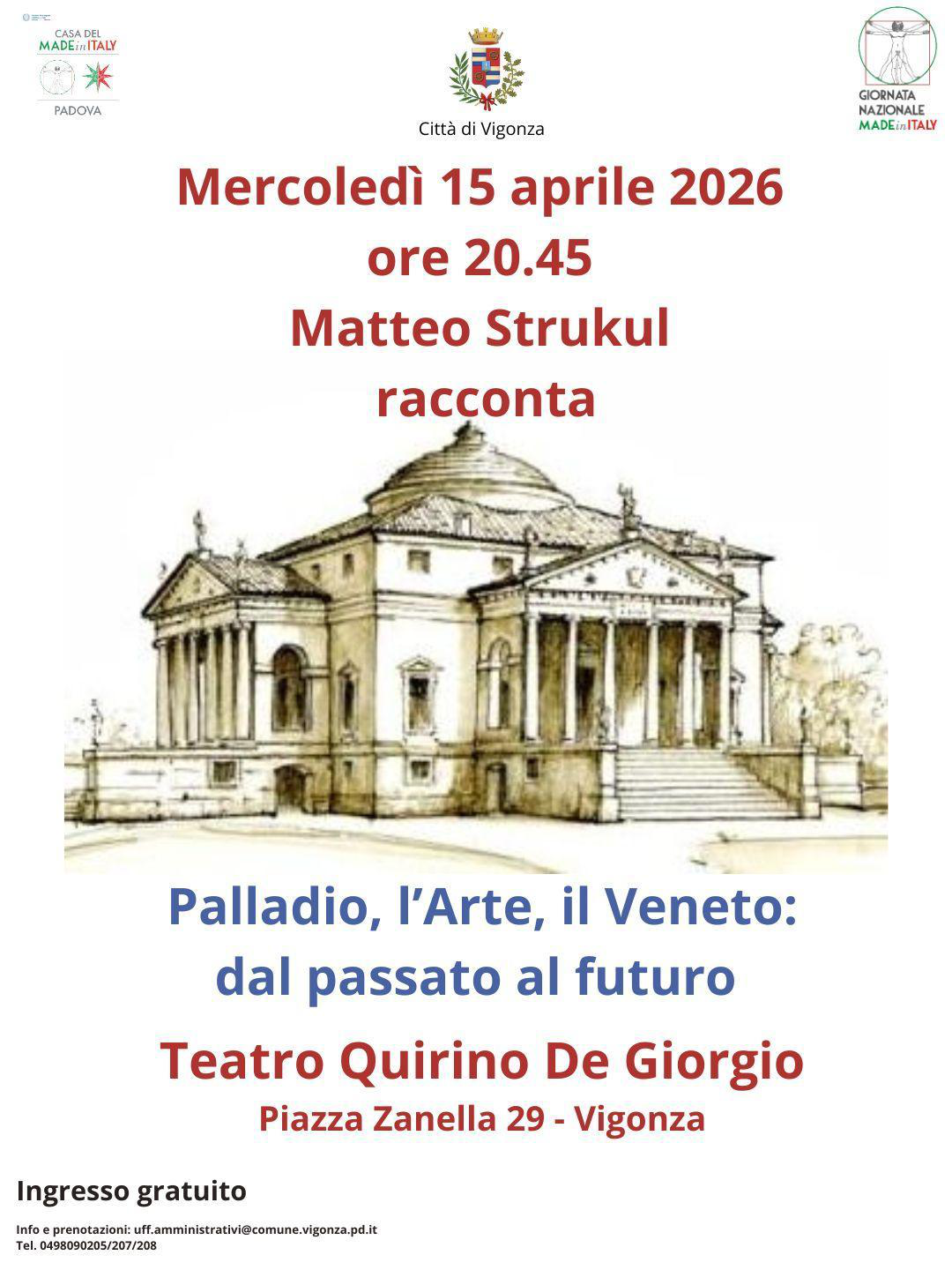 Locandina Giornata Made in Italy 15 aprile 2026